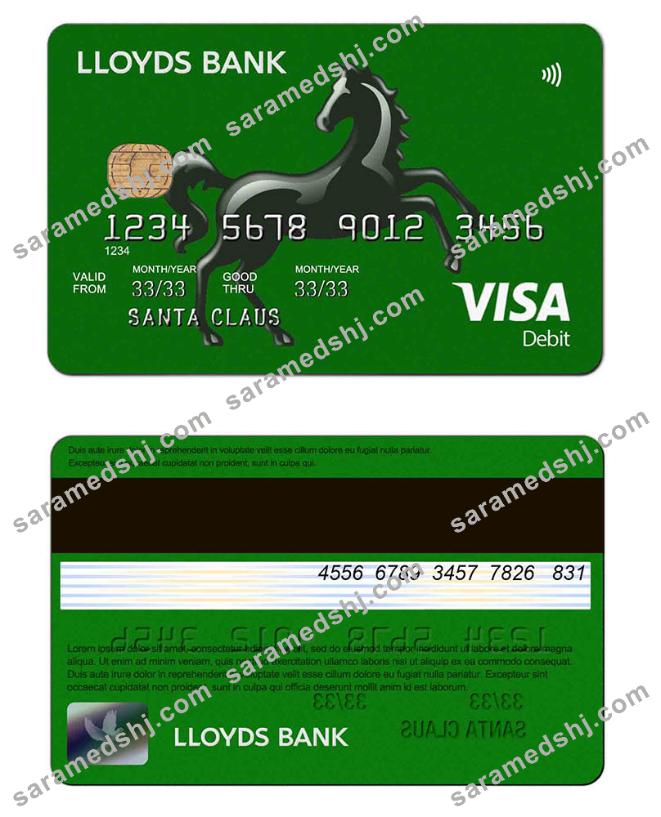 UK Lloyds bank credit card